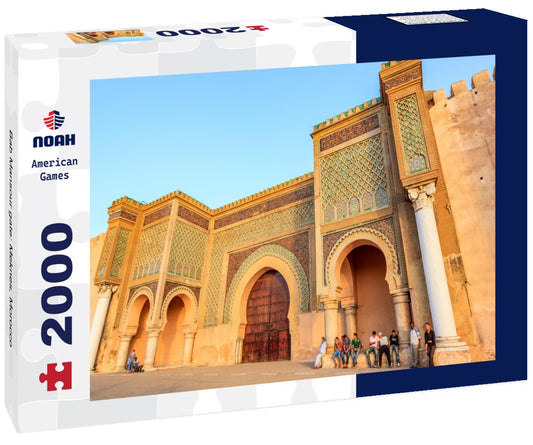 Noah Jigsaw Puzzle Bab Mansour gate: Meknes, Morocco 2000 pieces