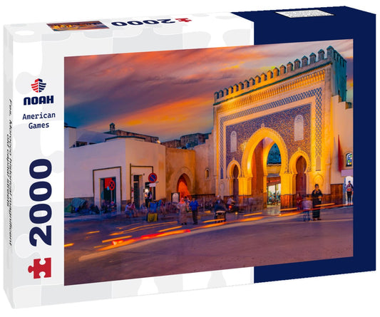 Noah Jigsaw Puzzle Fes, Morocco historical magnificent old capital streets 2000 pieces