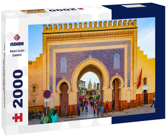 Noah Jigsaw Puzzle Fes, Morocco historical magnificent old capital streets 2000 pieces