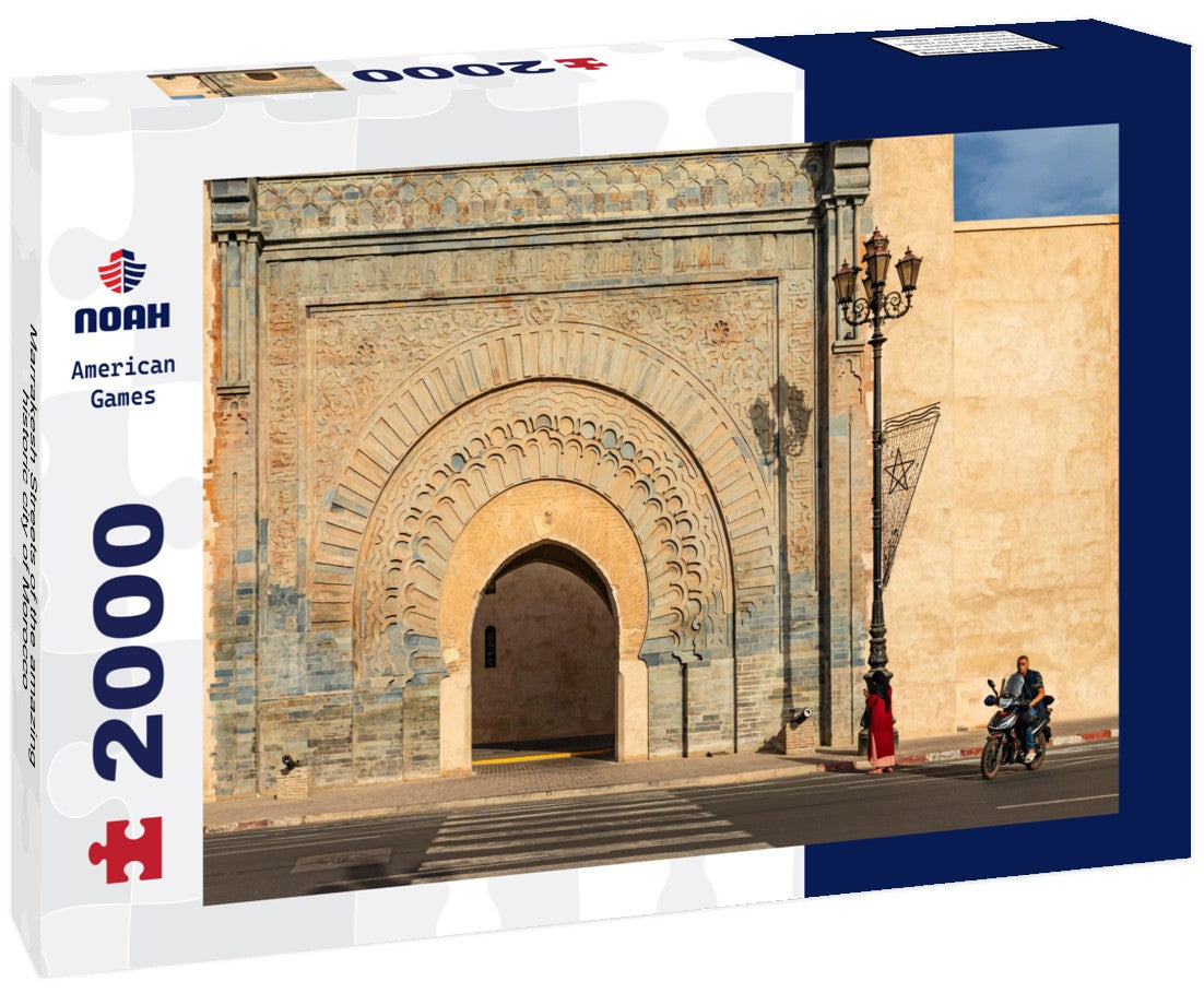 Noah Jigsaw Puzzle Marrakesh Streets of the amazing historic city of Morocco 2000 pieces