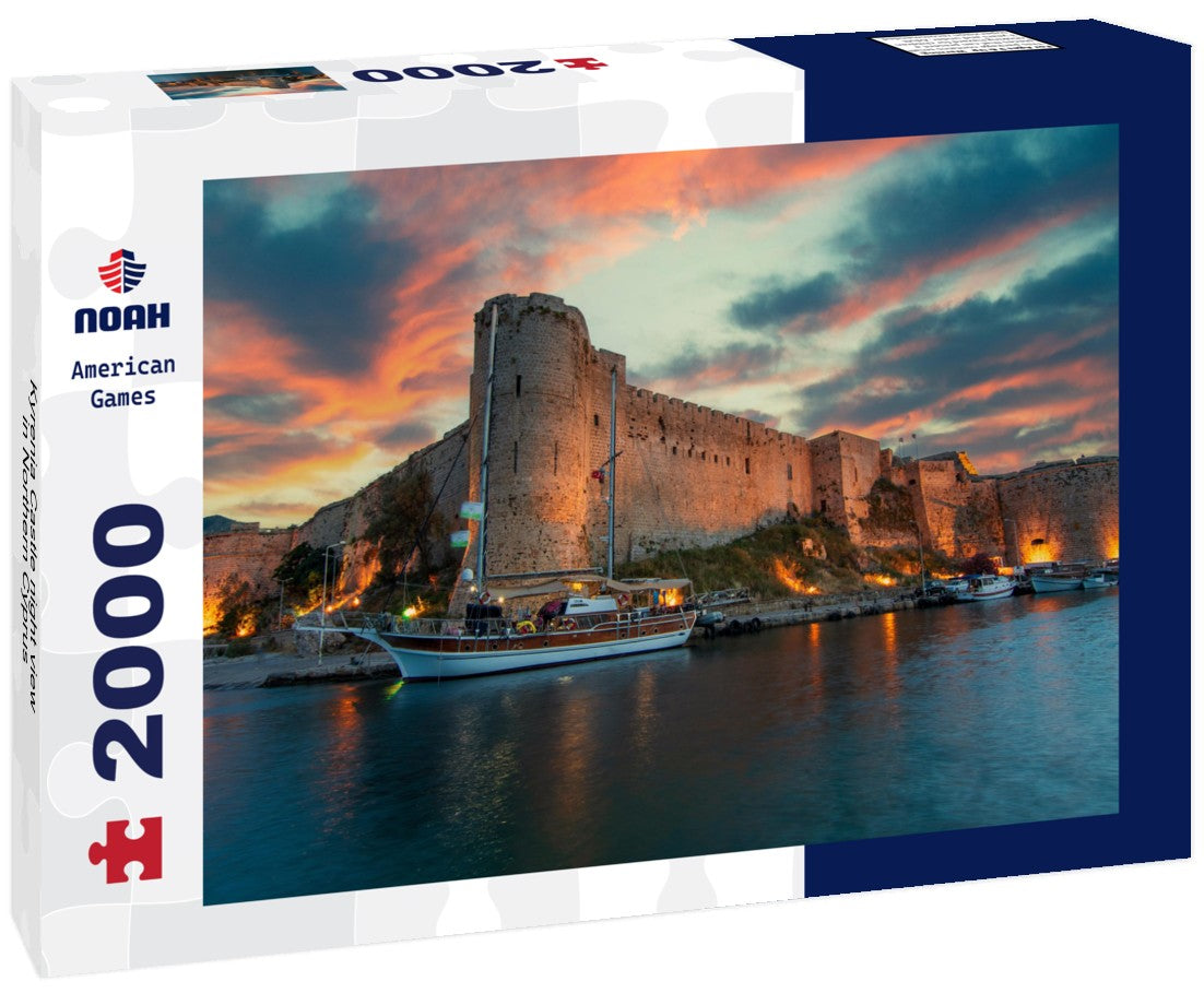 Noah Jigsaw Puzzle Kyrenia Castle night view in Northern Cyprus 2000 pieces