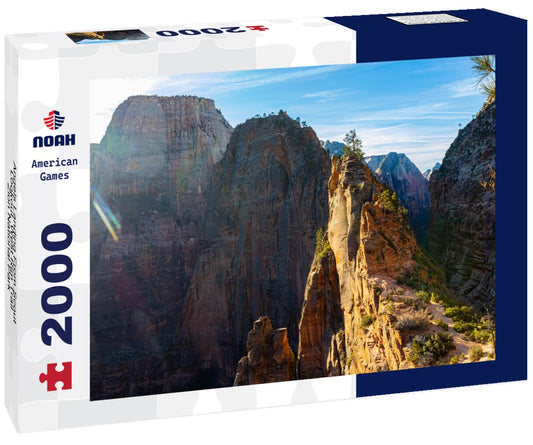 Noah Jigsaw Puzzle Angels Landing From Scout Lookout, West Rim Trail, Zion National Park, Utah, USA 2000 pieces