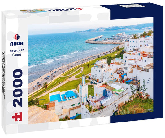 Noah Jigsaw Puzzle Scenic cityscape of Tanger City on the African side of the Strait of Gibraltar, Morocco 2000 pieces
