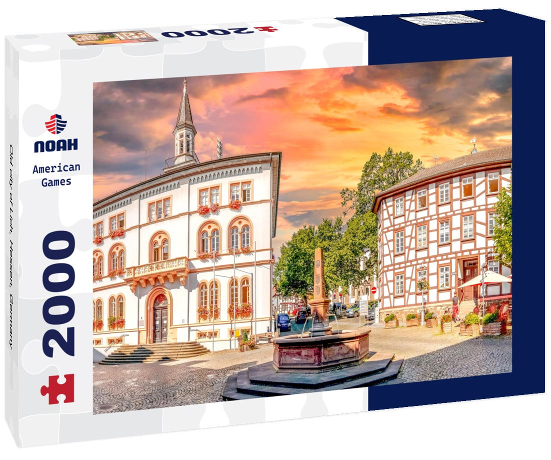 Noah Jigsaw Puzzle Old city of Lich, Hessen, Germany 2000 pieces