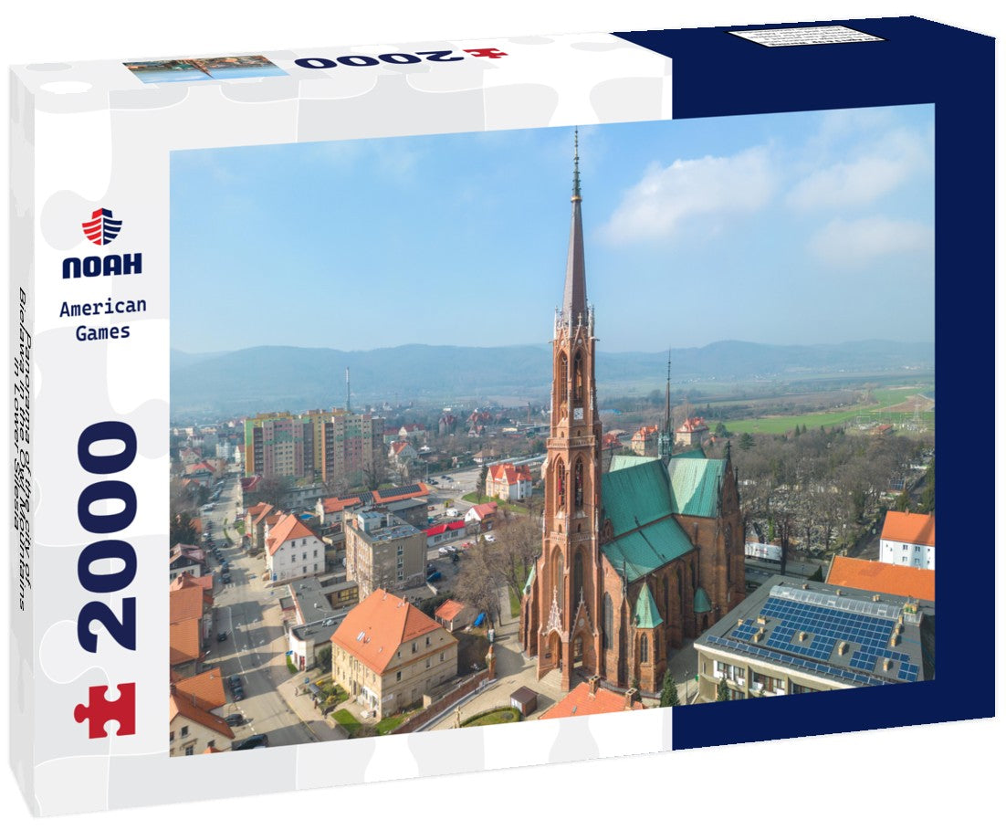 Noah Jigsaw Puzzle Panorama of the city of Bielawa in the Owl Mountains in Lower Silesia 2000 pieces