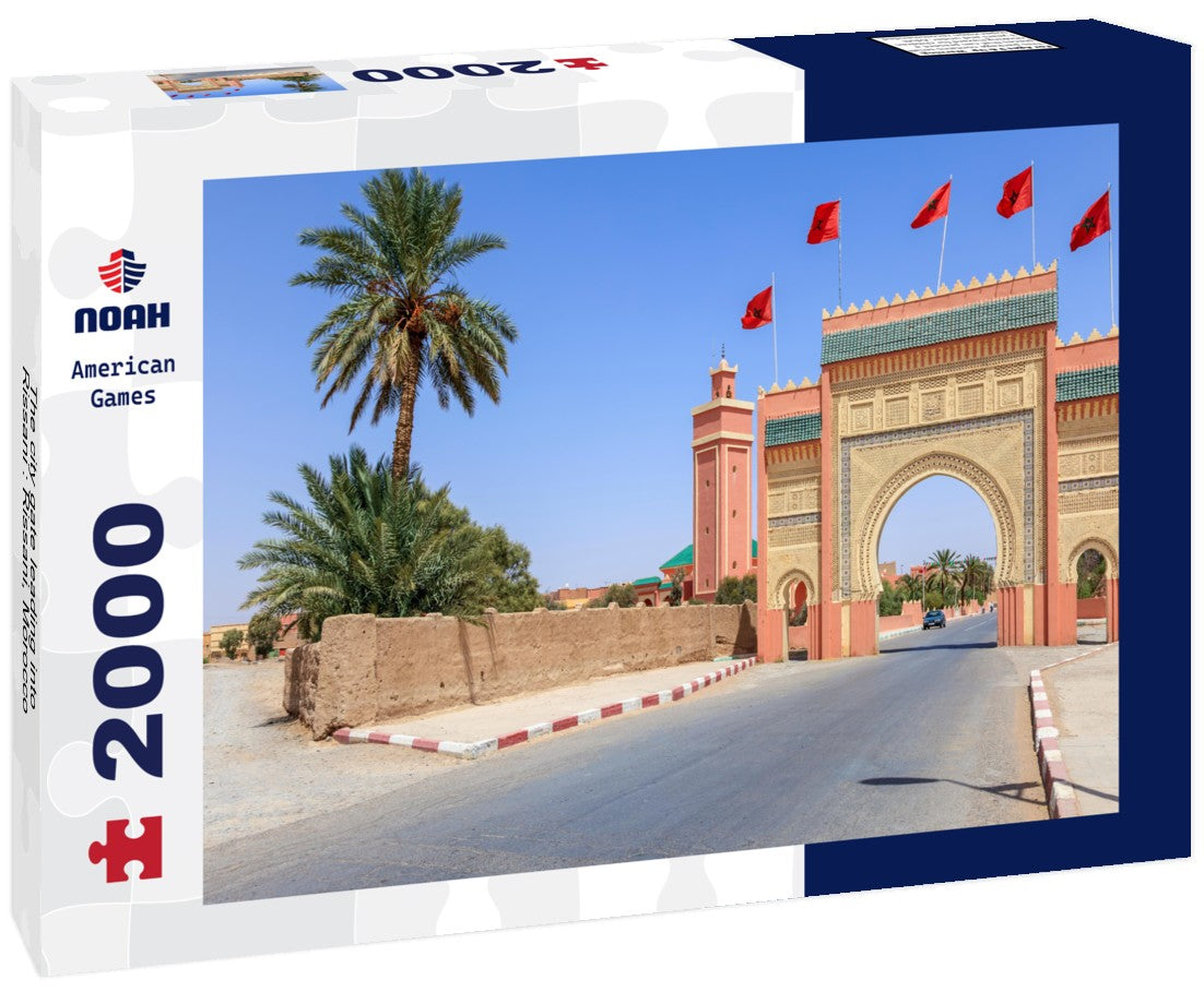 Noah Jigsaw Puzzle The city gate leading into Rissani : Rissani, Morocco 2000 pieces