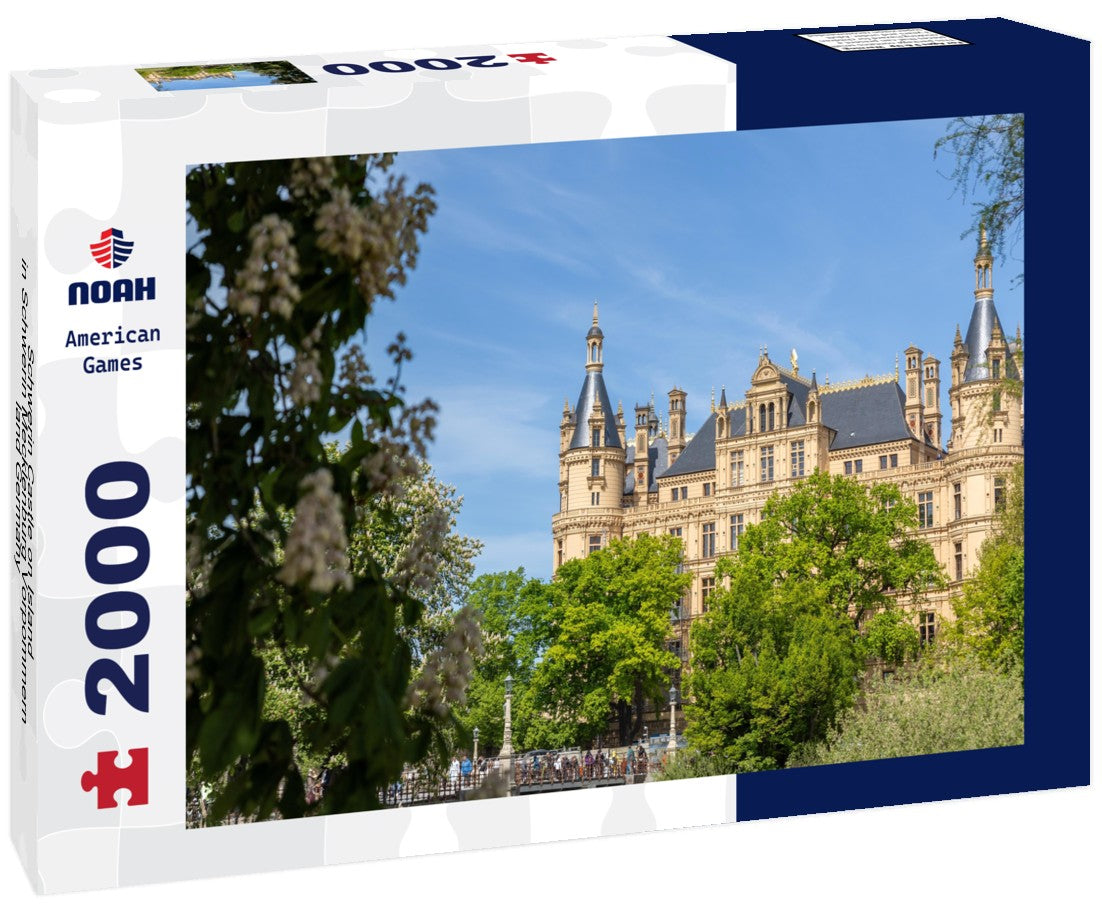 Noah Jigsaw Puzzle Schwerin Castle on Island in Schwerin Mecklenburg Vorpommern land Germany 2000 pieces