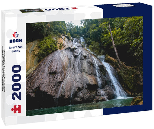 Noah Jigsaw Puzzle Beautiful Taeno Waterfall in Talaga Pange Village, Ambon, Maluku, Indonesia 2000 pieces
