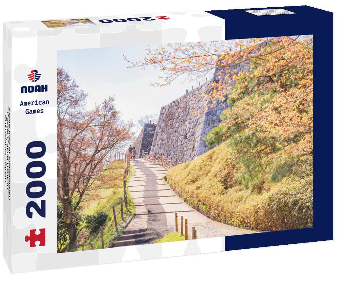 Noah Jigsaw Puzzle Stone wall of Nihonmatsu Castle Castle ruins in Fukushima, Japan 2000 pieces