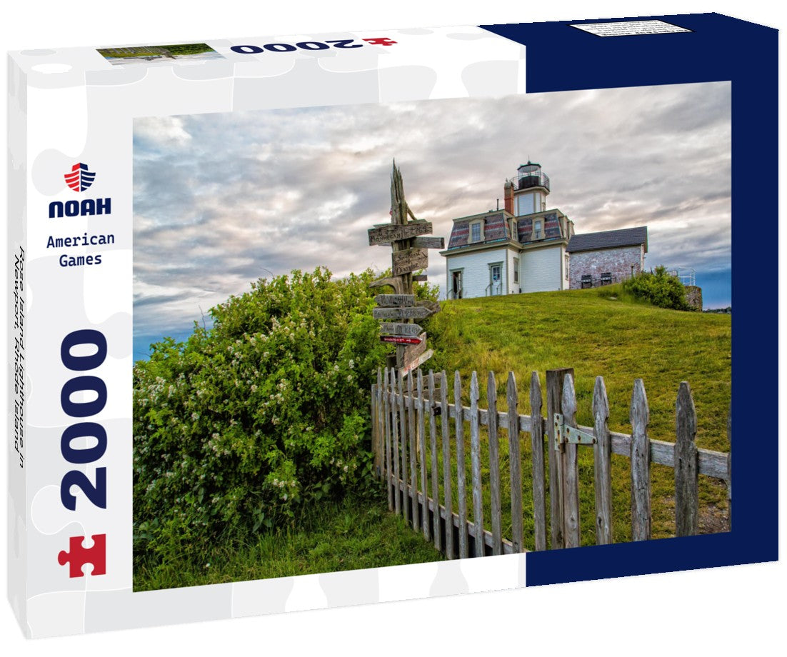 Noah Jigsaw Puzzle Rose Island Lighthouse in Newport, Rhode Island 2000 pieces