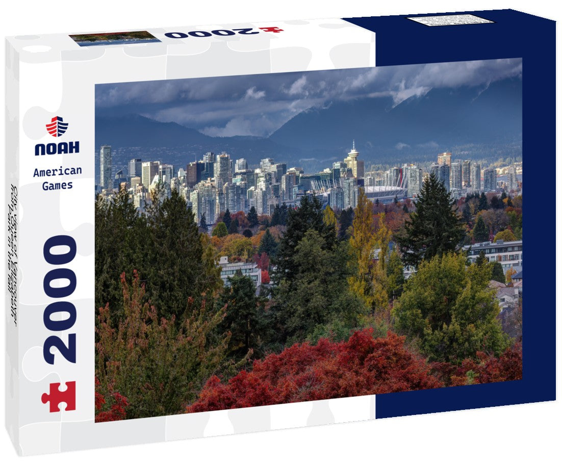 Noah Jigsaw Puzzle City view of Vancouver from Queen Elizabeth Park in the fall 2000 pieces