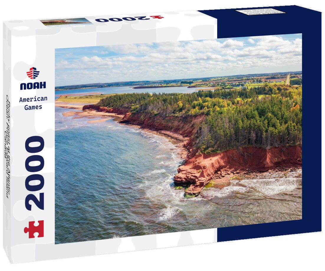 Noah Jigsaw Puzzle Rocky coast at the Atlantic Ocean. Prince Edward Island, Canada 2000 pieces