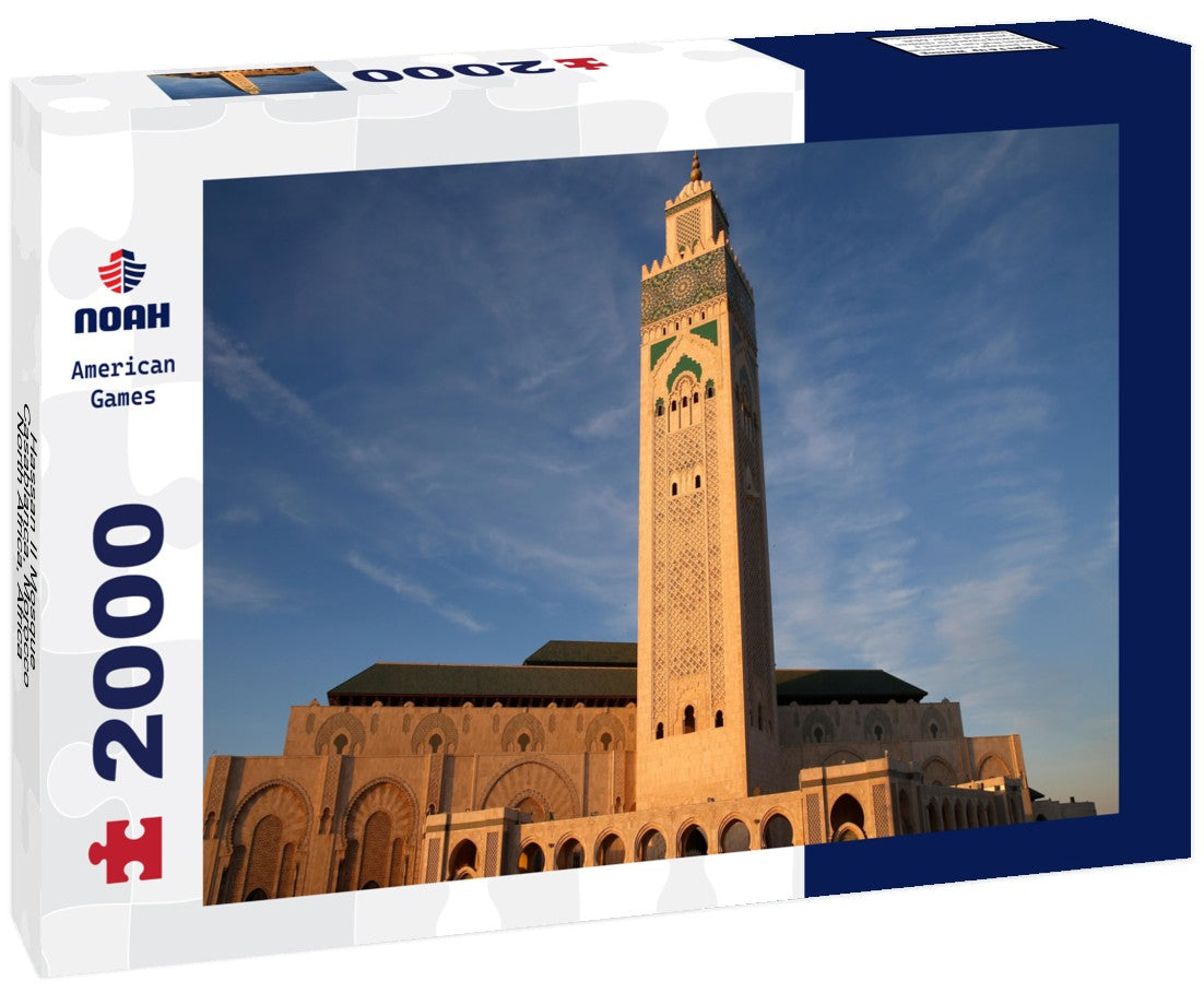 Noah Jigsaw Puzzle Hassan II Mosque, Casablanca, Morocco, North Africa, Africa 2000 pieces