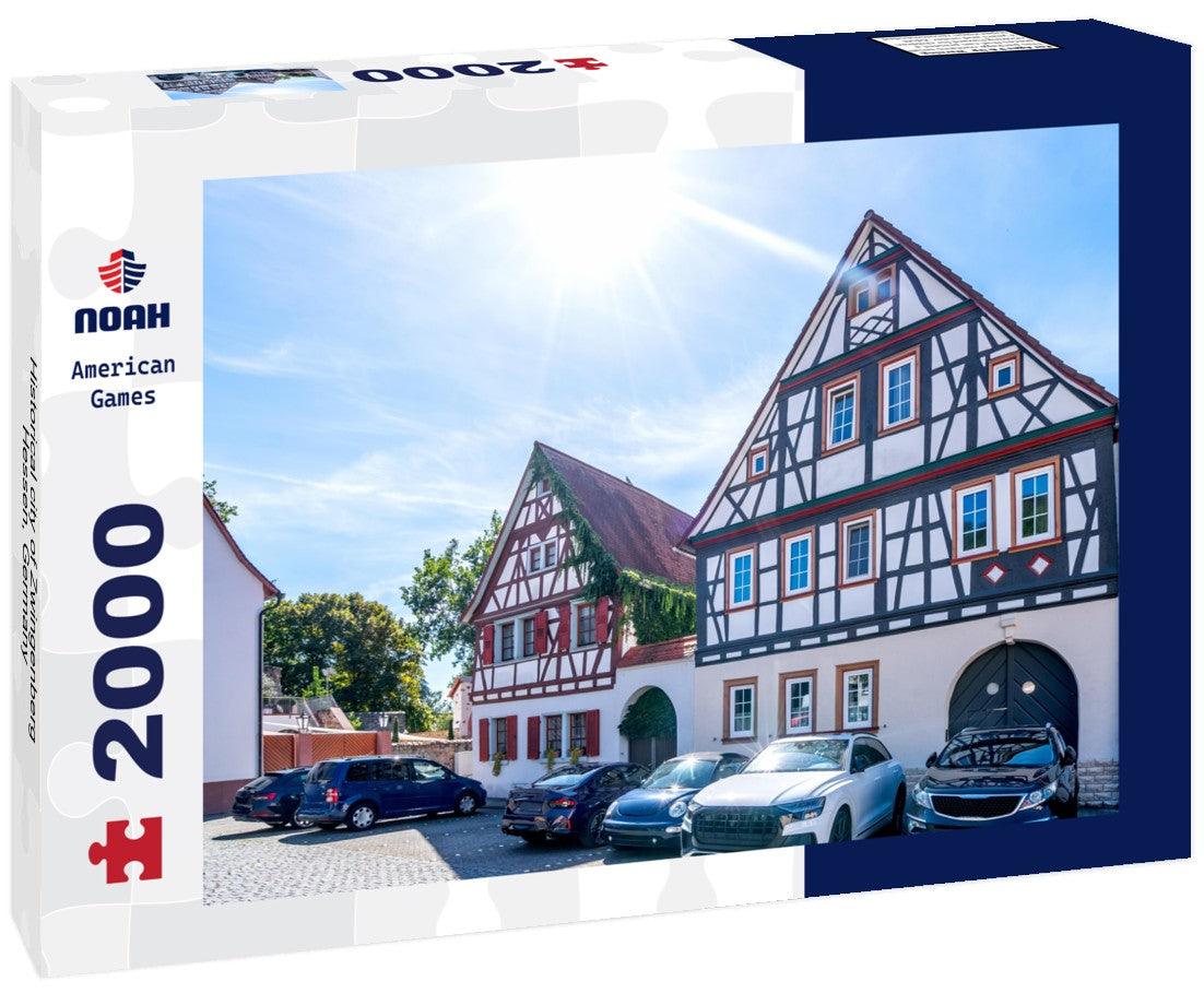 Noah Jigsaw Puzzle Historical city of Zwingenberg, Hessen, Germany 2000 pieces