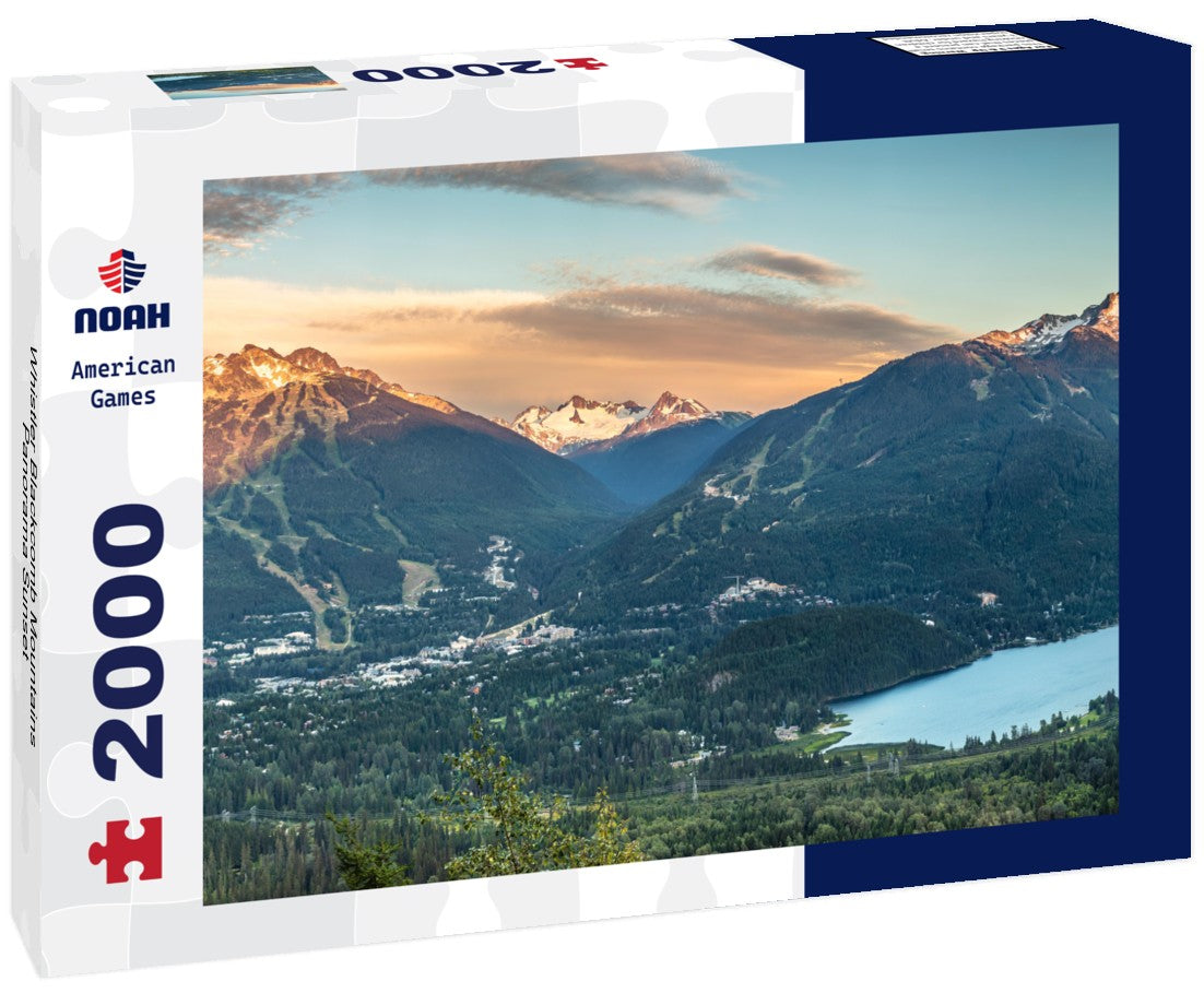 Noah Jigsaw Puzzle Whistler Blackcomb Mountains Panorama Sunset 2000 pieces