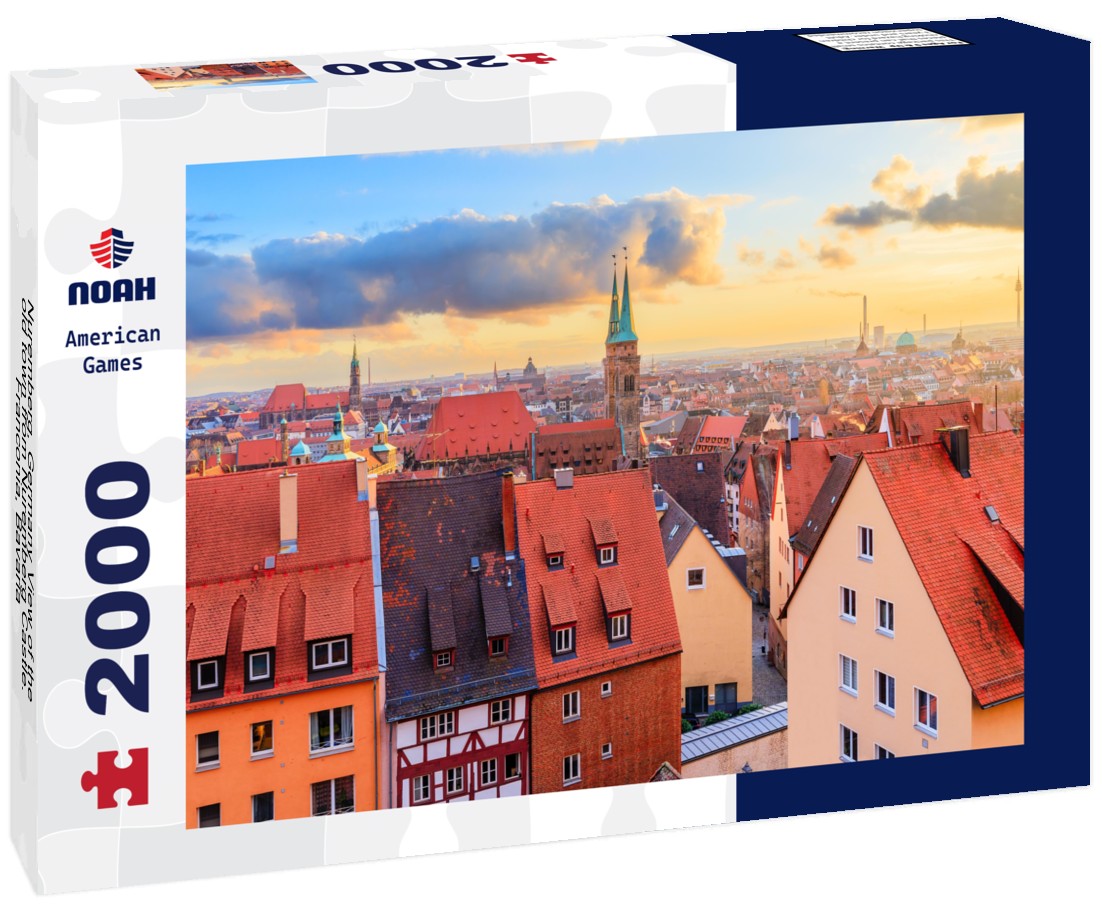 Noah Jigsaw Puzzle Nuremberg, Germany View of the old town from Nuremberg Castle. Franconia, Bavaria 2000 pieces
