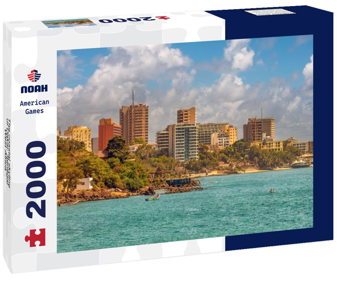 Noah Jigsaw Puzzle The coastal skyline of Dakar, Senegal, West Africa 2000 pieces