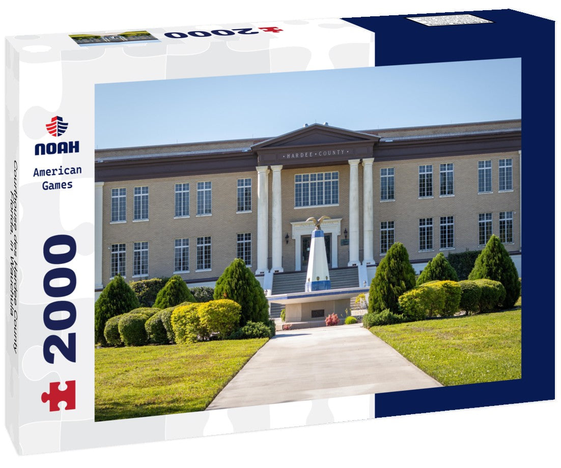 Noah Jigsaw Puzzle Courthouse des Hardee County, Florida, in Wauchula 2000 pieces