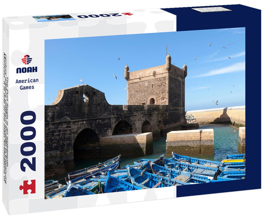 Noah Jigsaw Puzzle The Port Sqala is an eighteenth-century artillery platform located in Essaouira, Morocco. It is one of the main fortifications of the city of Essaouira, and is located in the port of Essaouira 2000 pieces