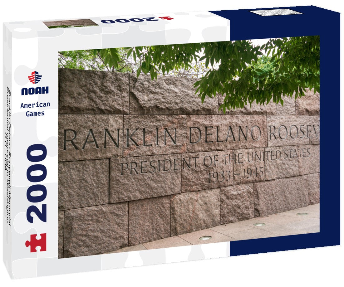 Noah Jigsaw Puzzle Franklin Delano Roosevelt Memorial, Presidential memorial in Washington D.C., USA 2000 pieces