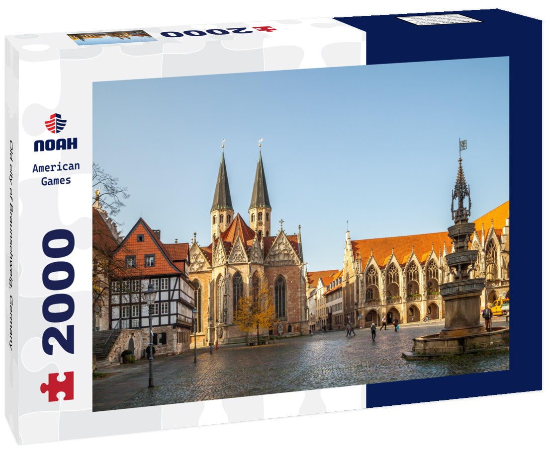 Noah Jigsaw Puzzle Old city of Braunschweig, Germany 2000 pieces