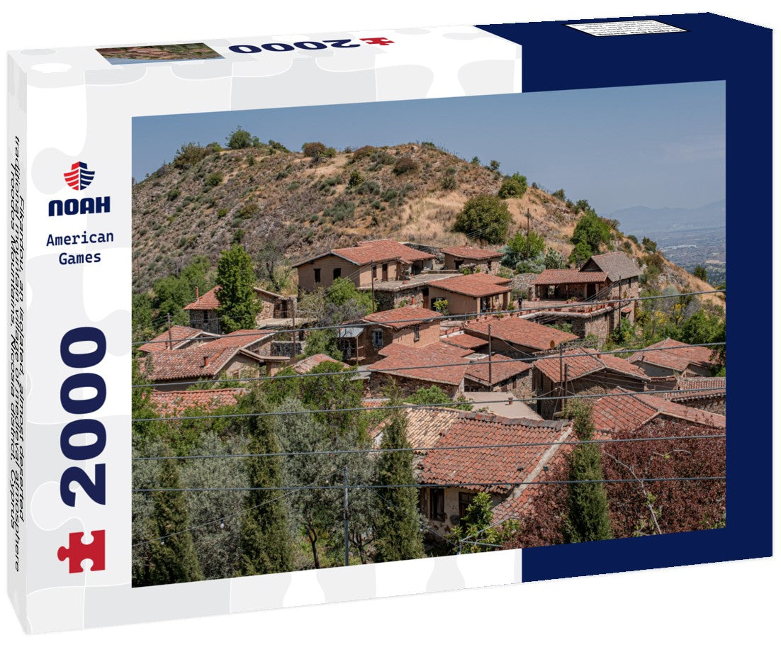 Noah Jigsaw Puzzle Fikardou, an isolated, almost deserted, traditional mountain village of medieval atmosphere,Troodos Mountains, Nicosia district, Cyprus 2000 pieces