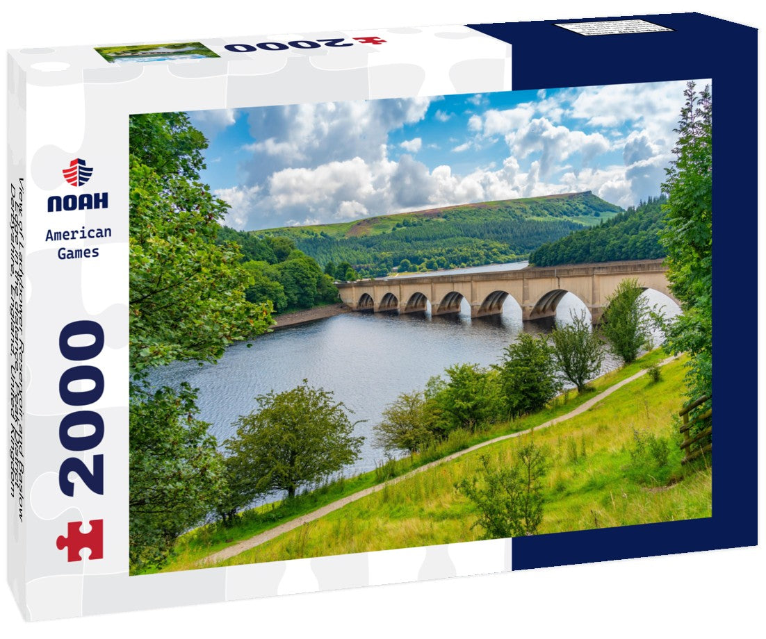 Noah Jigsaw Puzzle View of Ladybower Reservoir and Baslow Edge in the distance, Peak District, Derbyshire, England, United Kingdom 2000 pieces