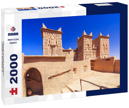 Noah Jigsaw Puzzle Kasbah Amridil a historic fortified residence or kasbah in the oasis of Skoura, Morocco 2000 pieces