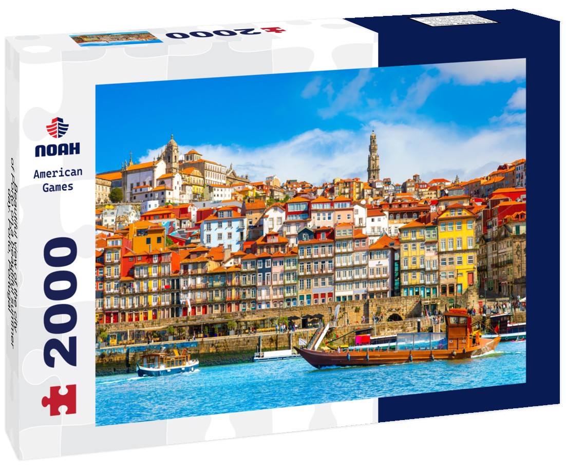 Noah Jigsaw Puzzle Beautiful view of the city of Porto on a beautiful summer day. Porto, Portugal 2000 pieces