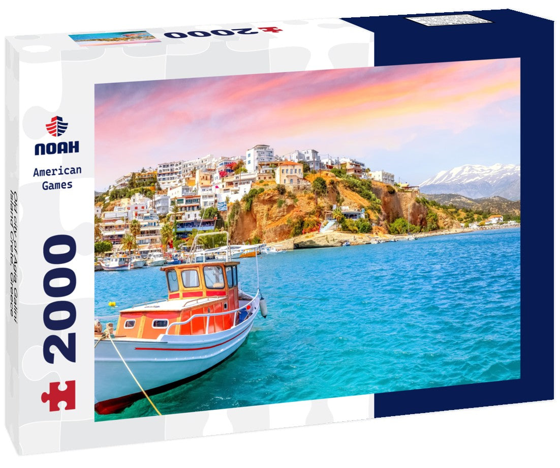 Noah Jigsaw Puzzle Old city of Agia Galini, Island Crete, Greece 2000 pieces