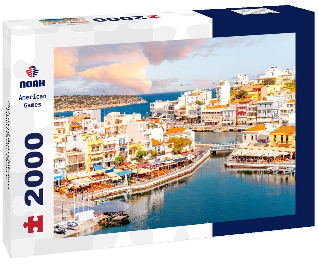 Noah Jigsaw Puzzle Old city of Agios Nikolaos, Island Crete, Greece 2000 pieces