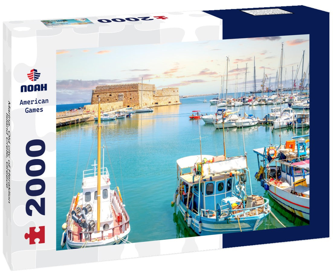 Noah Jigsaw Puzzle Marina, Old city of Heraklion, Island Crete, Greece 2000 pieces