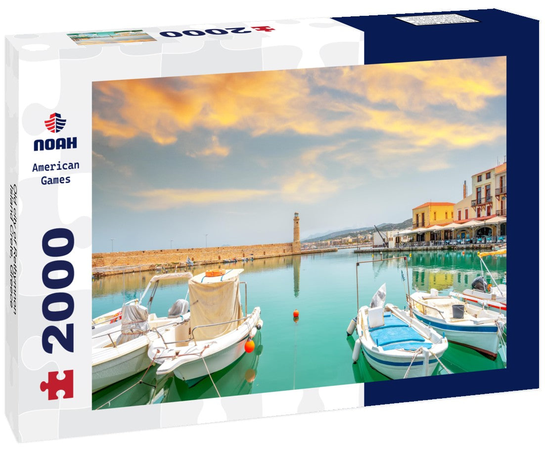 Noah Jigsaw Puzzle Old city of Rethymnon, Island Crete, Greece 2000 pieces