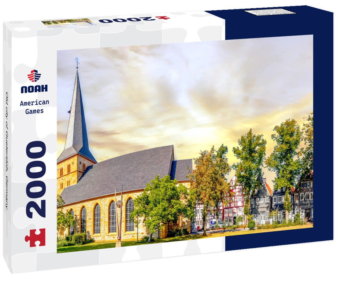 Noah Jigsaw Puzzle Old city of Guetersloh, Germany 2000 pieces