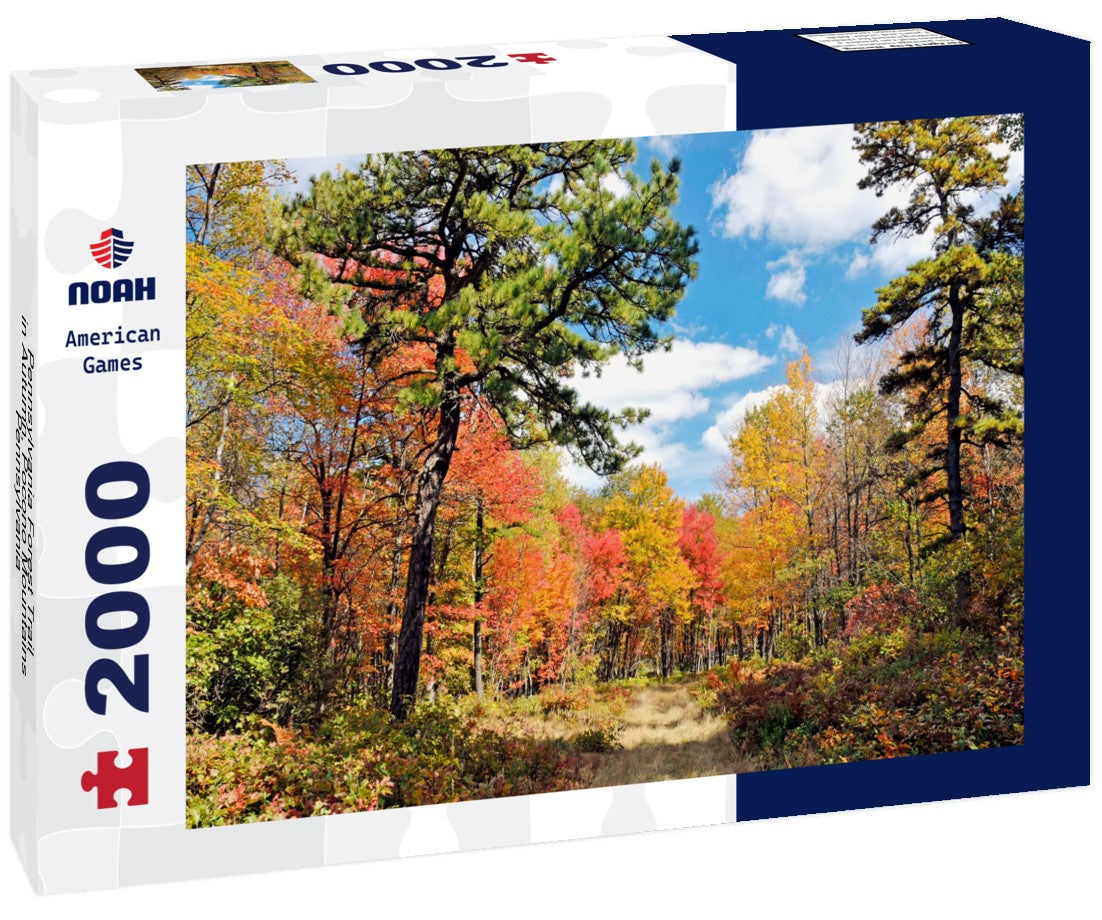 Noah Jigsaw Puzzle Pennsylvania Forest Trail in Autumn, Pocono Mountains, Pennsylvania 2000 pieces