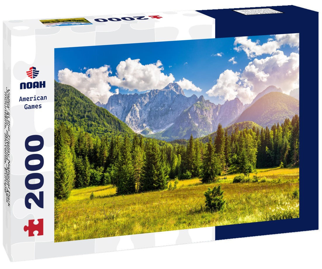Noah Jigsaw Puzzle Valley in the Triglav National Park, Julian Alps, Slovenia. Julian Alps mountains, Slovenia, Europe 2000 pieces
