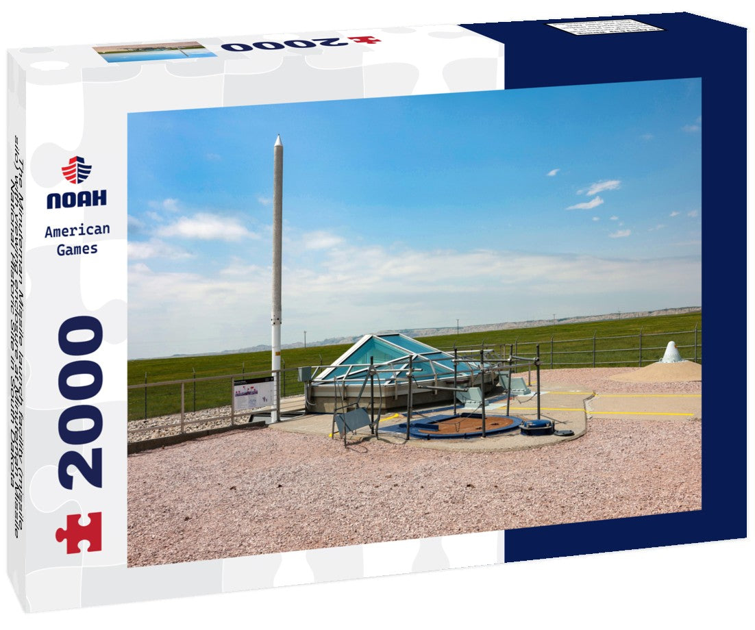Noah Jigsaw Puzzle The Minuteman Missile launch facility (missile silo) with viewing enclosure at Minuteman Missile National Historic Site in South Dakota 2000 pieces