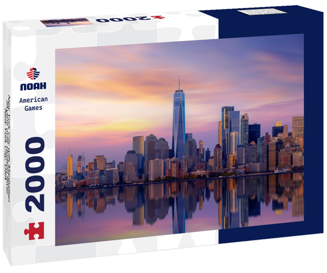 Noah Jigsaw Puzzle New York City with Manhattan Skyline over Hudson River,New York City, USA 2000 pieces