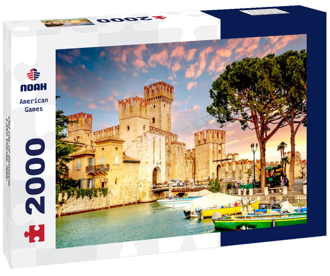 Noah Jigsaw Puzzle Old city of Sirmione, Lake Garda, Italy 2000 pieces
