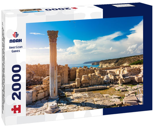 Noah Jigsaw Puzzle ?ourion ancient ruins of the ancient city. Achilles' House Kourio Basilica at The Sanctuary of Apollo at the Kourion World Heritage Archaeological site near Limassol (Lemesos), Cyprus 2000 pieces