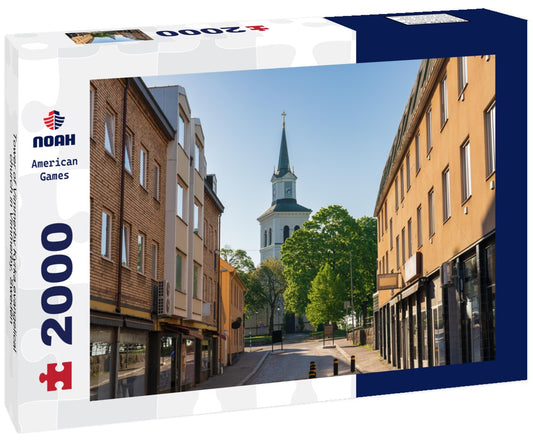 Noah Jigsaw Puzzle Tower of Vimmerby Kyrka evangelical church in Vimmerby, Sweden 2000 pieces