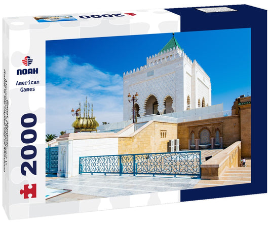 Noah Jigsaw Puzzle Rabat, Morocco - Mausoleum of Mohammed V. Rabat is the capital city of Morocco, an administrative city but very popular 2000 pieces