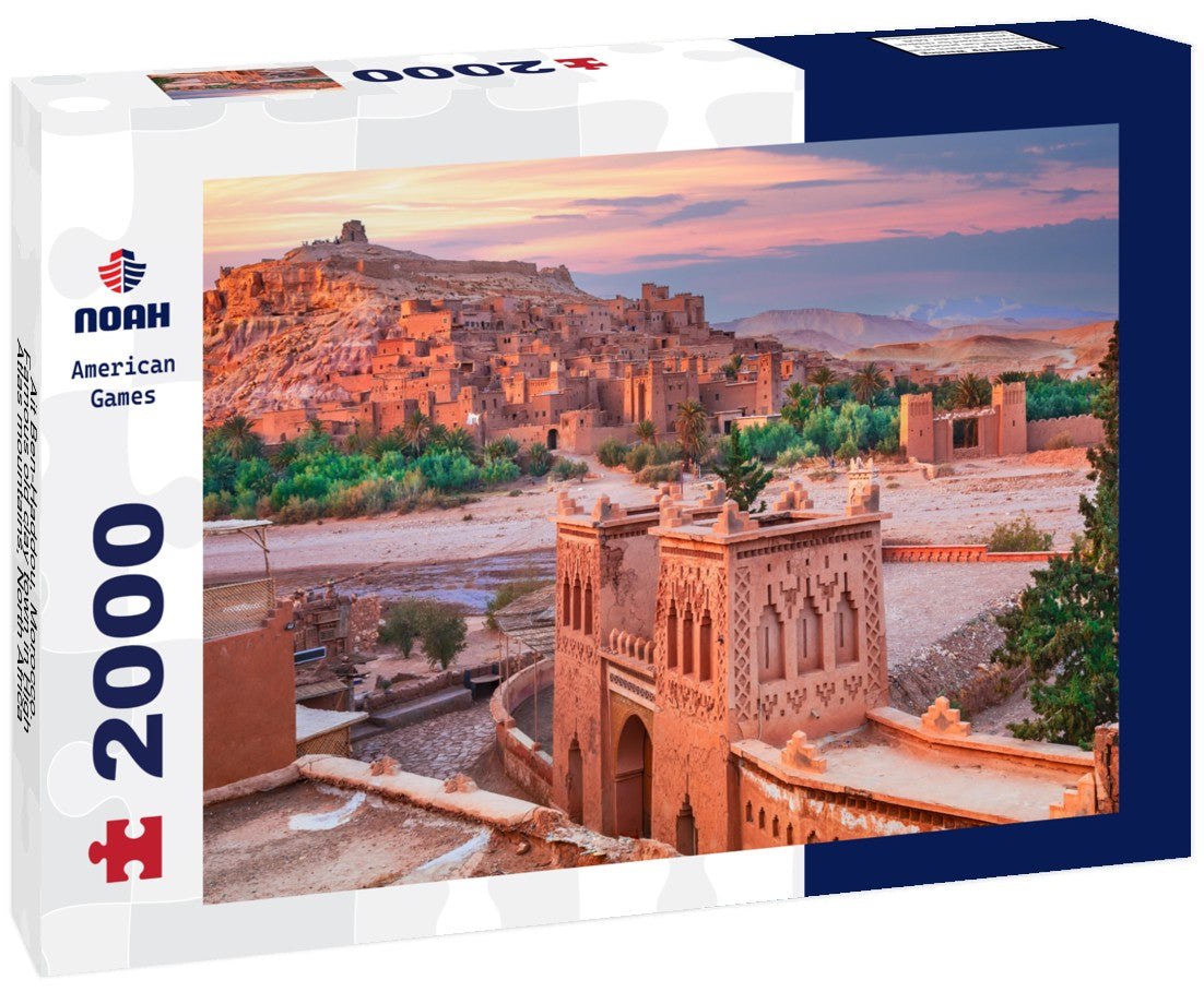 Noah Jigsaw Puzzle Ait Ben-Haddou, Morocco. Famous old clay town in High Atlas mountains, North Africa 2000 pieces