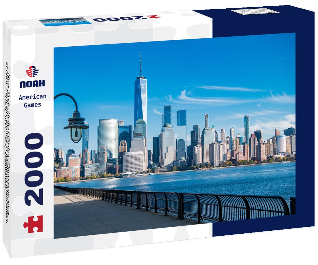 Noah Jigsaw Puzzle New York, United States. Panorama view of New York city skyline in Midtown Manhattan. USA, NYC, NY, Manhattan 2000 pieces