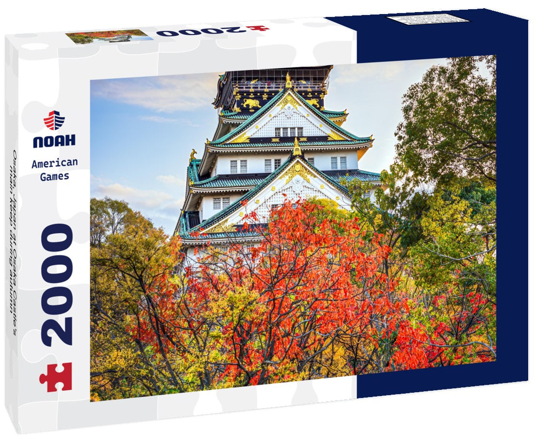 Noah Jigsaw Puzzle Osaka, Japan at Osaka Castle's main keep during autumn 2000 pieces
