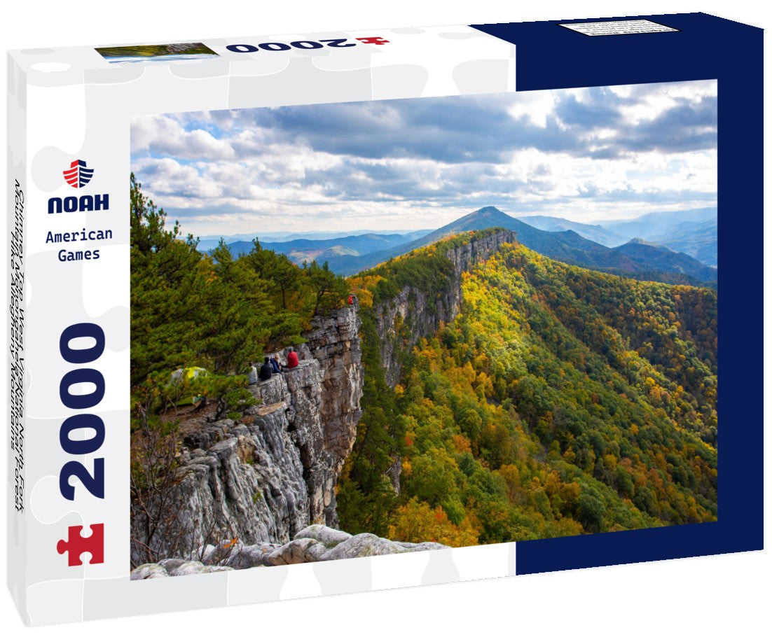 Noah Jigsaw Puzzle Chimney Top West Virginia North Fork Mountain Monongahela National Forest Hike Allegheny Mountains 2000 pieces