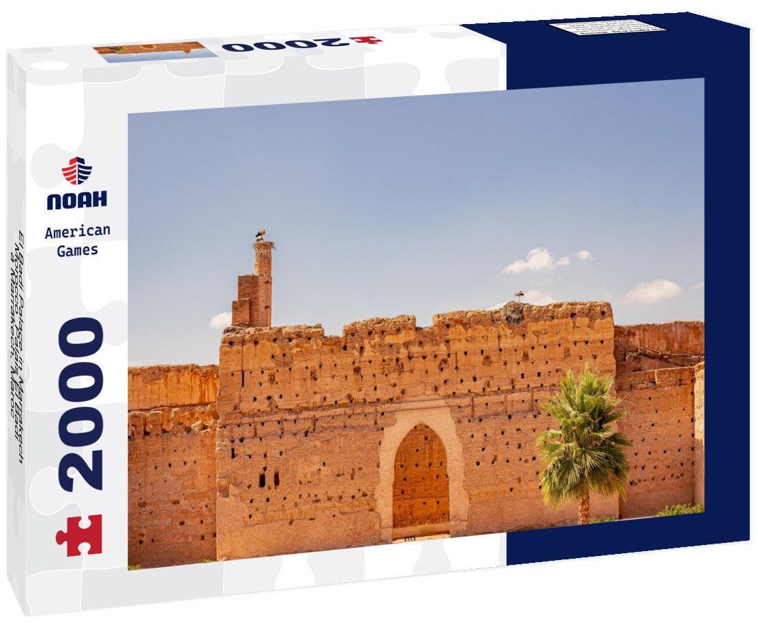 Noah Jigsaw Puzzle El Badi Palace in Marrakech, Morocco_Palais El Badi à Marrakech, Maroc 2000 pieces