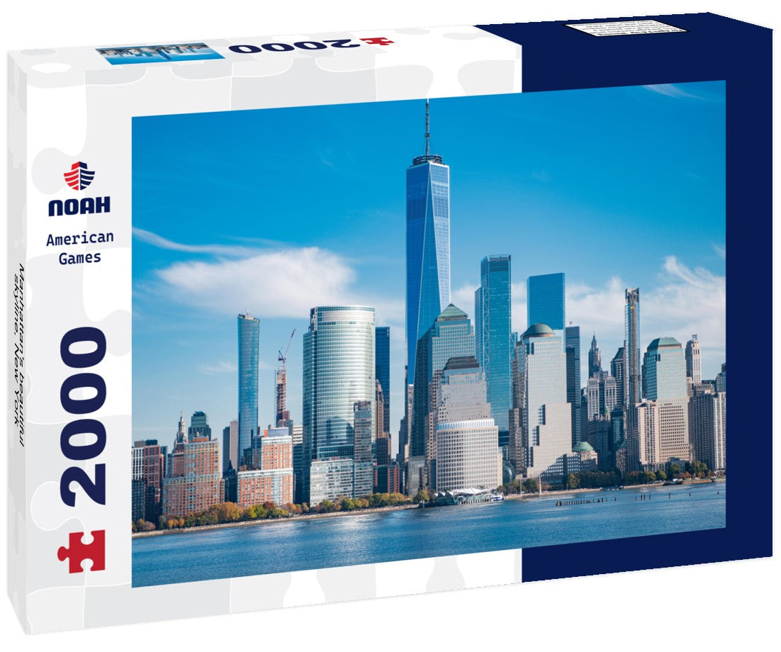 Noah Jigsaw Puzzle Manhattan's beautiful skyline, New York 2000 pieces