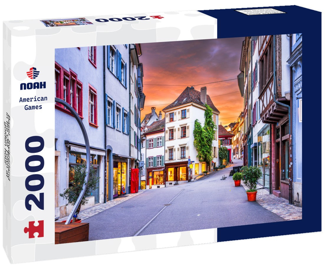 Noah Jigsaw Puzzle Basel, Switzerland in the Old Town at golden hour 2000 pieces