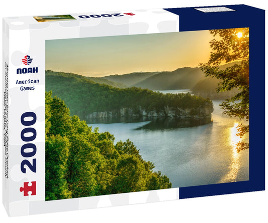 Noah Jigsaw Puzzle Morning view from Long Point Overlook on Summersville Lake, Nicholas County, West Virginia, USA 2000 pieces